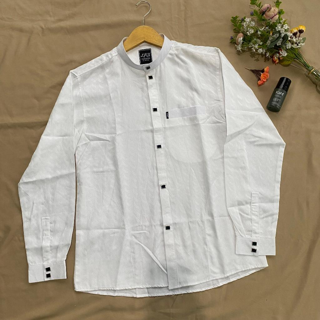 Baju Koko Sultan Jaguar Kemko Sultan Vercace Koko Lengan Panjang Kemeja Koko Pria Koko Pria