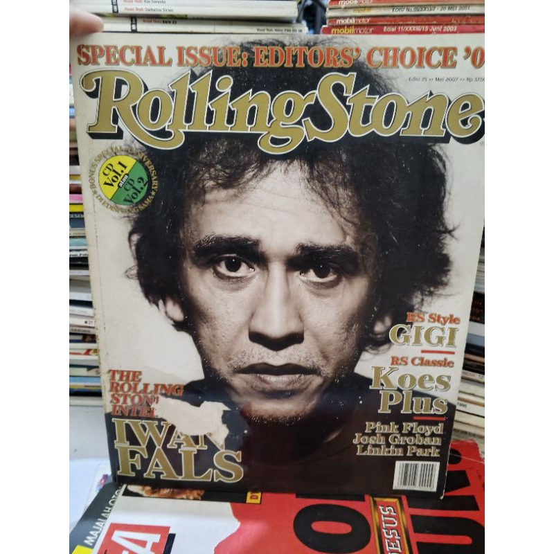 MAJALAH ROLLINGSTONE COVER IWAN FALS
