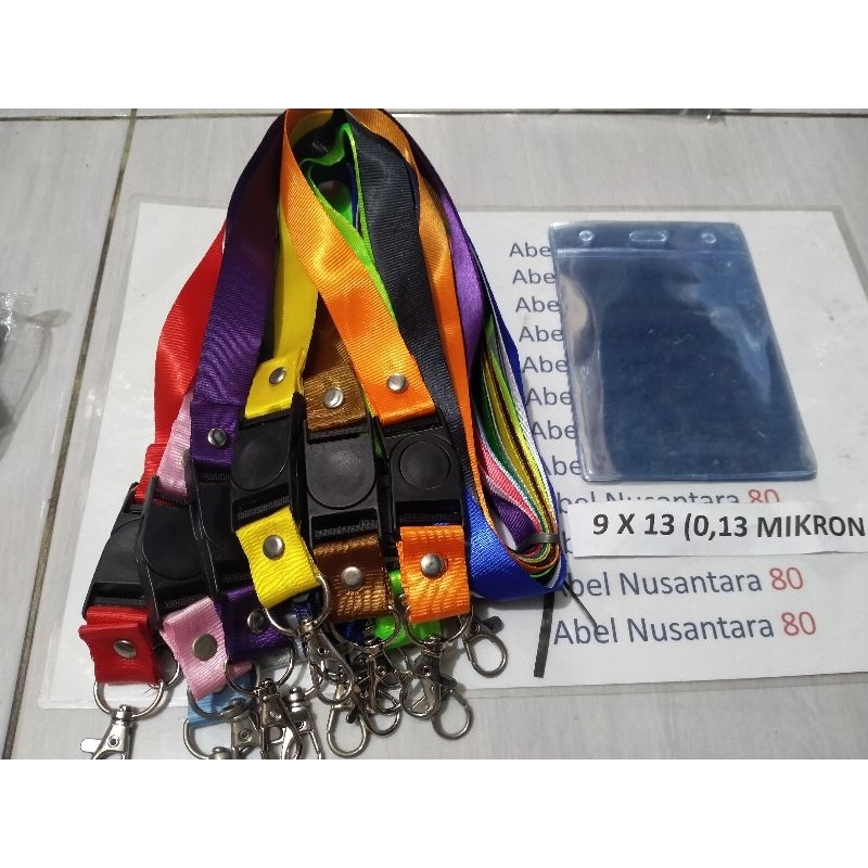 

paket Tali 2cm stofer+plastik panitia uk 9x13cm isi paket 10 pcs tebal plastik 0, 13 mikron