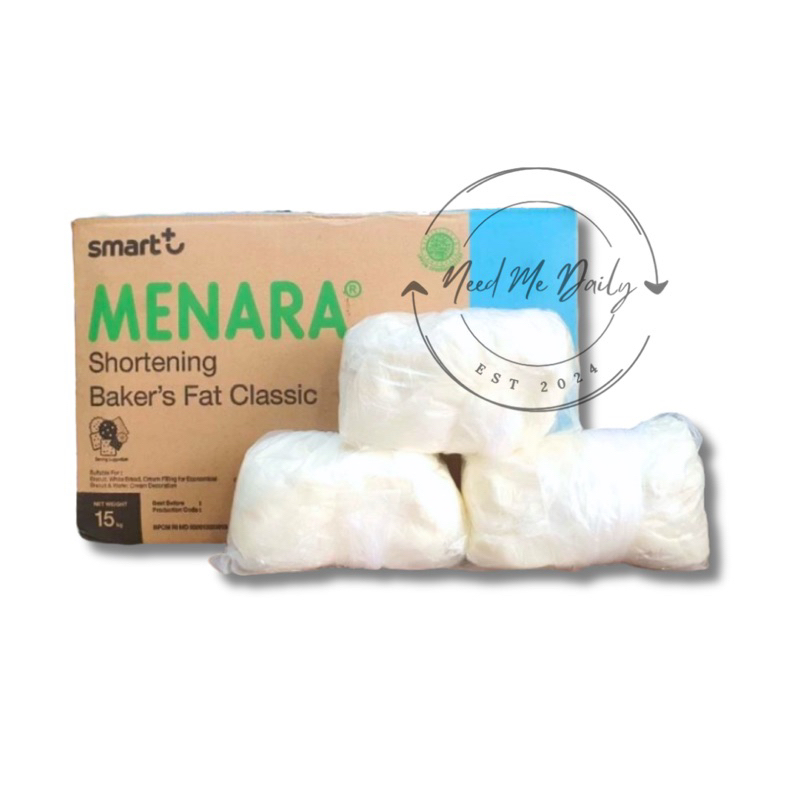 

Menara Mentega Putih 250gr 500gr 1Kg Shortening Baker's Fat