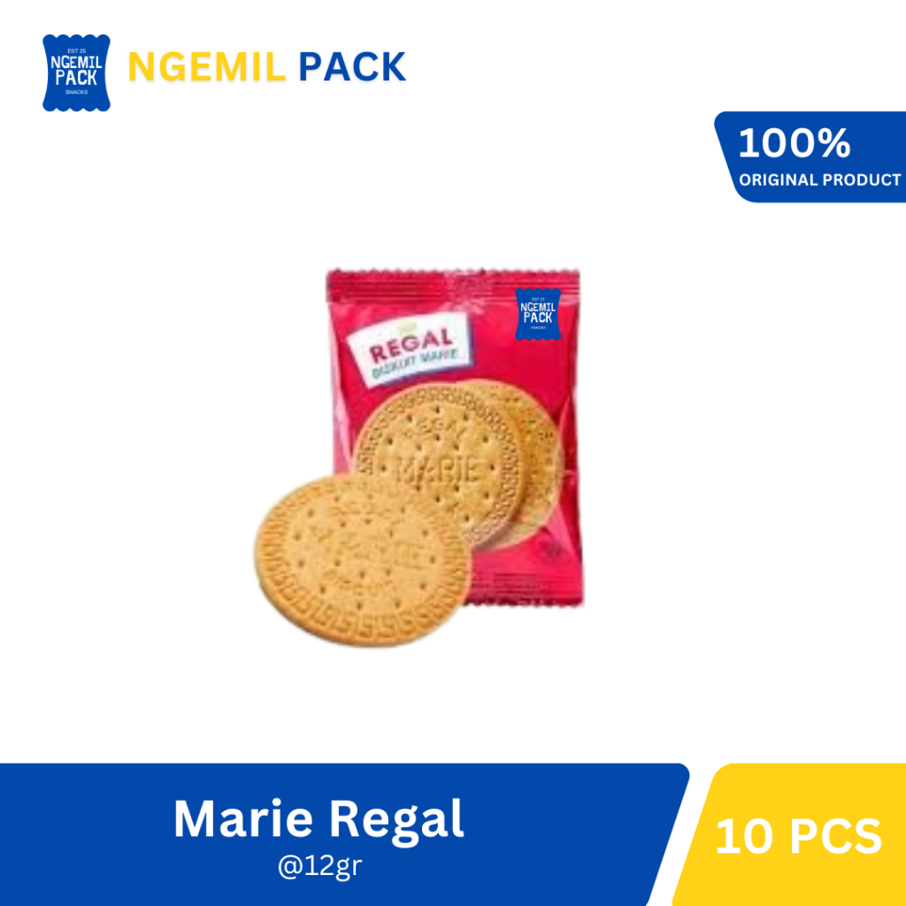 

Biskuit Marie Regal Isi 10pcs @12Gr