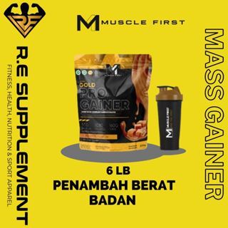 Muscle First Gold Pro Gainer 6LB – Penambah Berat Badan & Massa Otot