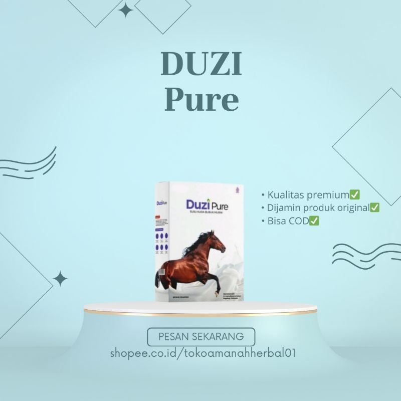 

Duzi Pure Susu Kuda Murni 100% Original Atasi Masalah Pensendian Tulang