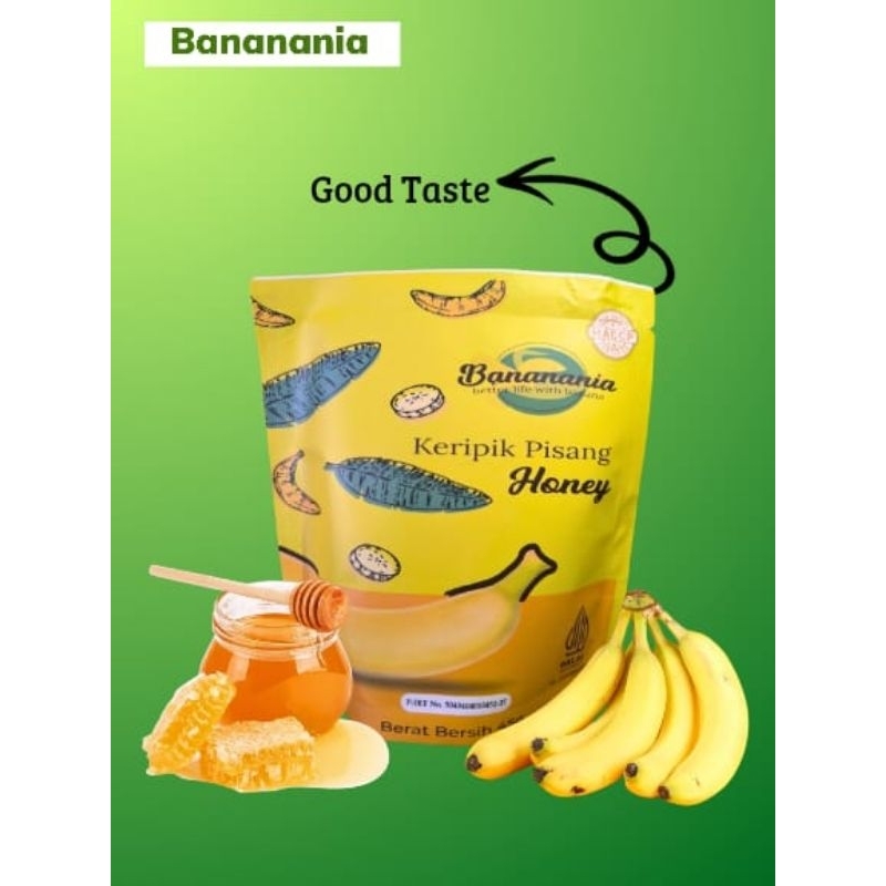 

[Bananania] Keripik Pisang Honey Mini 45gr - Keripik Pisang Camilan Jajan Murah Enak