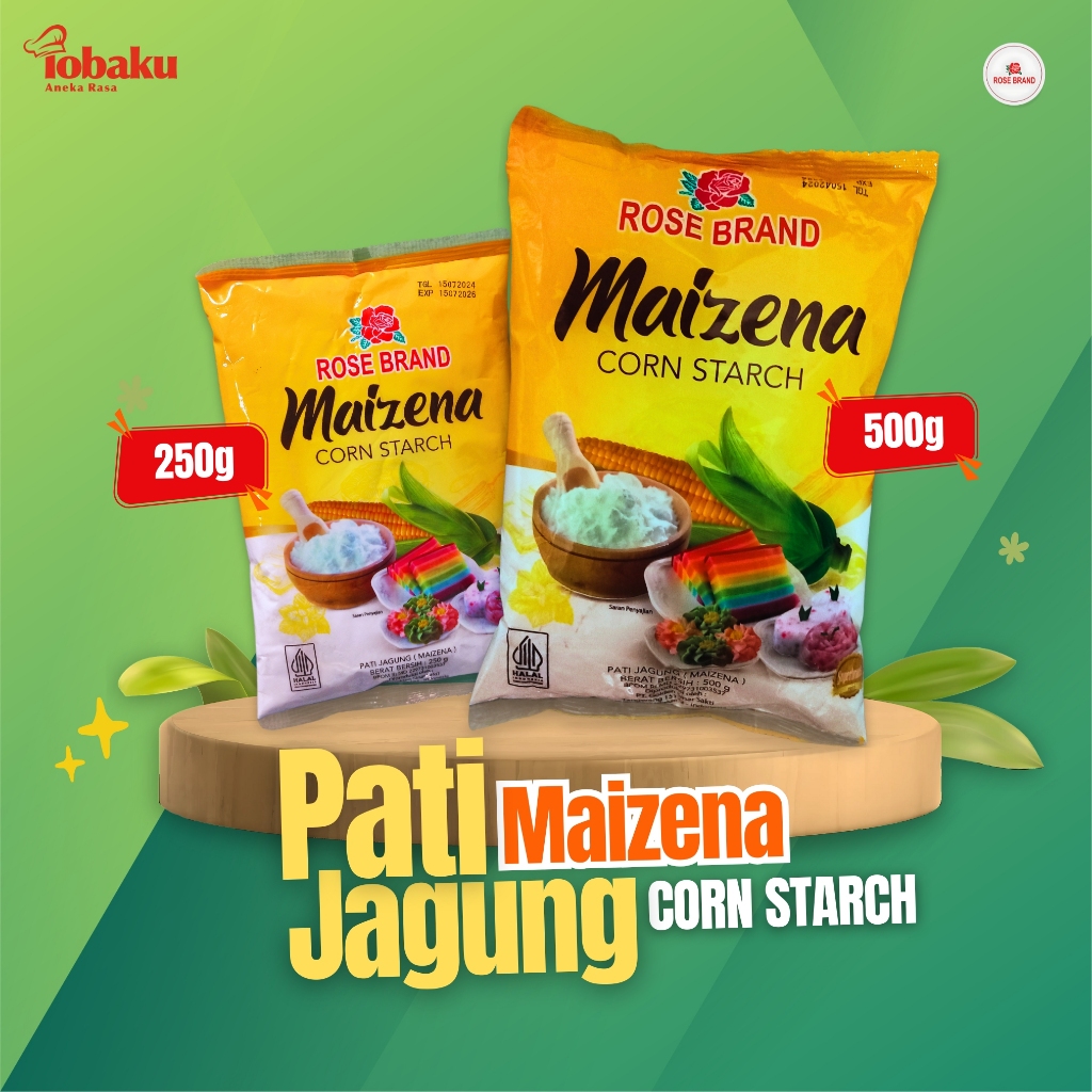 

Tepung MAIZENA Rose Brand Corn Starch - Pati Jagung Kemasan 250g & 500g_