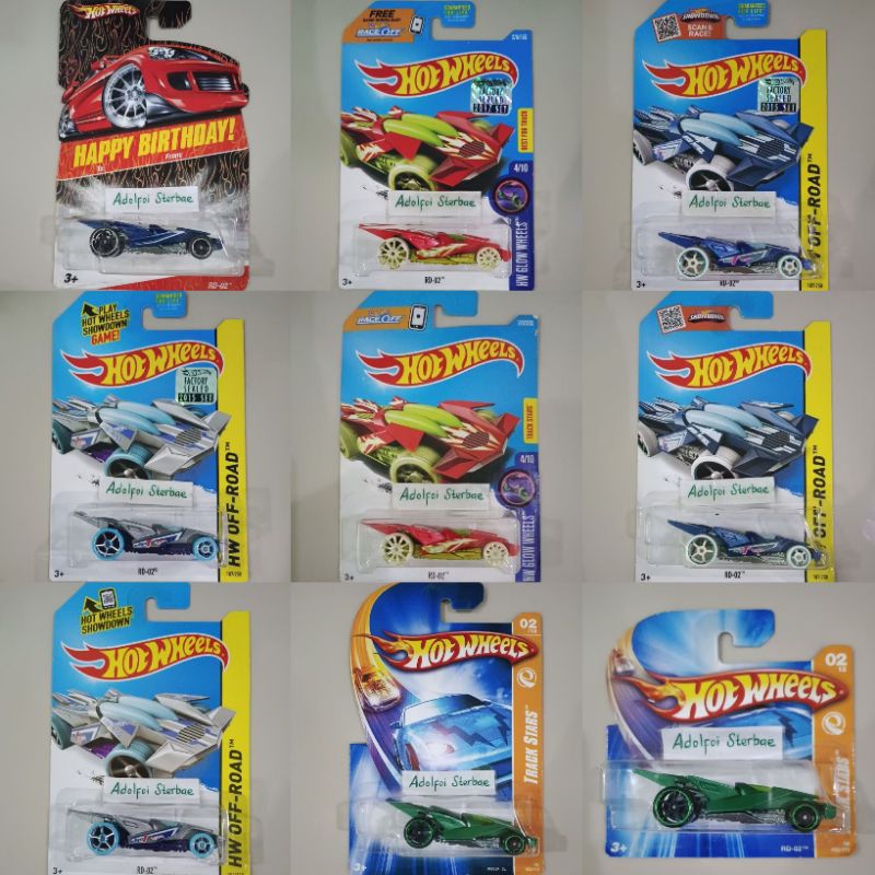 hotwheels hot wheels RD-02 RD02 RD 02 edisi happy birthday factory sealed short card shortcard hw gl