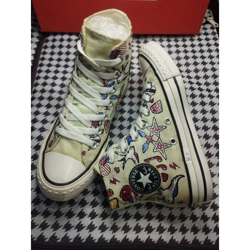 CONVERSE ALLSTAR PRINTED CANVAS MUSIC BIRD