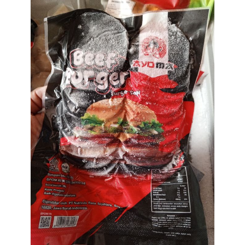 

Ayoma daging burger sapi mini isi 20 pcs kemasan 280 gram