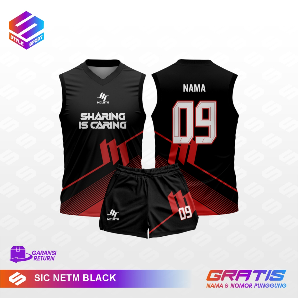 big promo style_setelan jersey singlet dewasa/baju olahraga basketball/volly full printing bahan