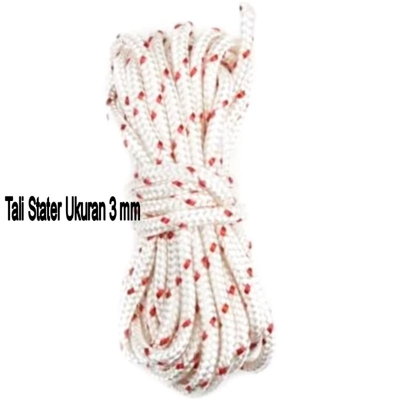 Tali stater Mesin potong rumput 3 mm panjang 2 meter