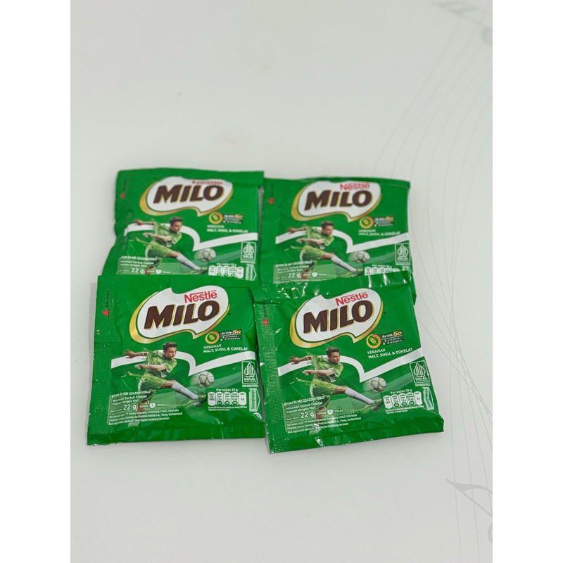 

Minuman Sachet kemasan praktis Milo/Nutrisari