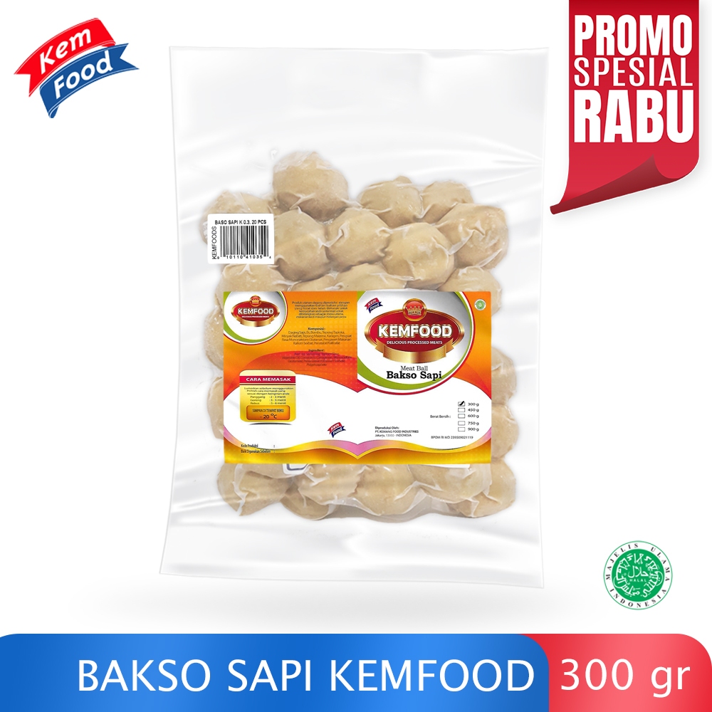 

Kemfood Bakso Sapi 300gr
