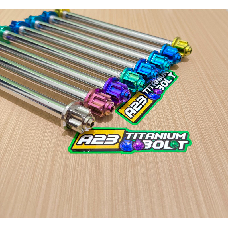 as roda depan titanium nmax&aerox (model mur&baut)