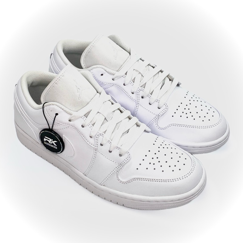 Air Jordan 1 Low Triple White 100% Authentic