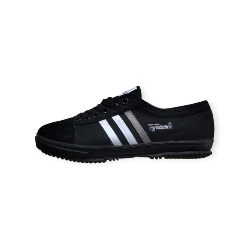 KODACHI 8111 HITAM SEPATU HITAM SEKOLAH SEPATU VOLLEY SEPATU OLAHRAGA