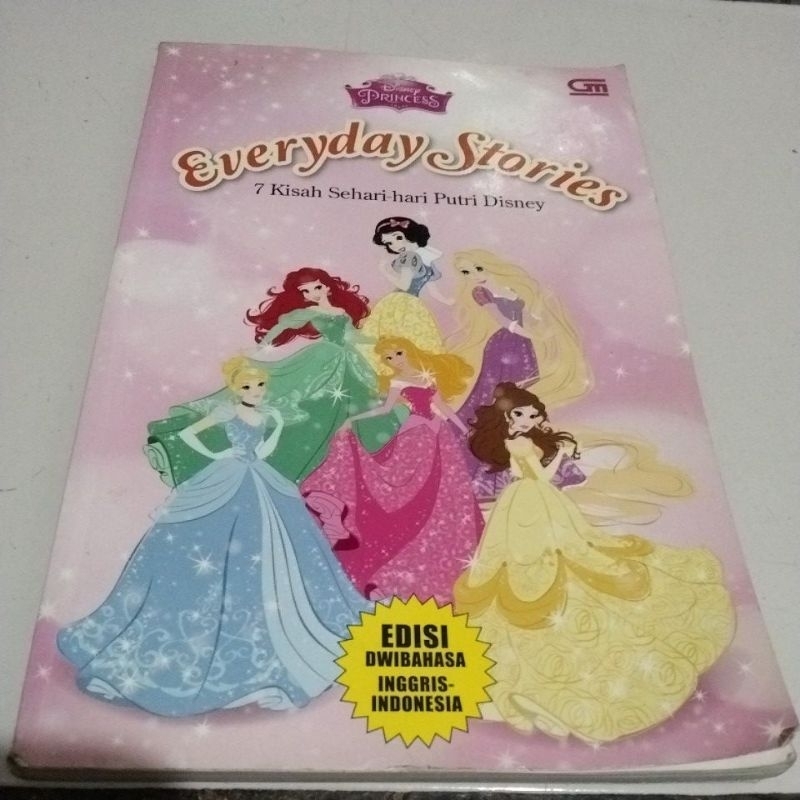 BUKU CERITA DISNEY PRINCESS EVERYDAY STORIES