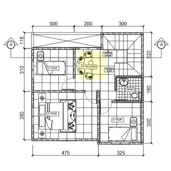 Joki Tugas Gambar Denah Autocad