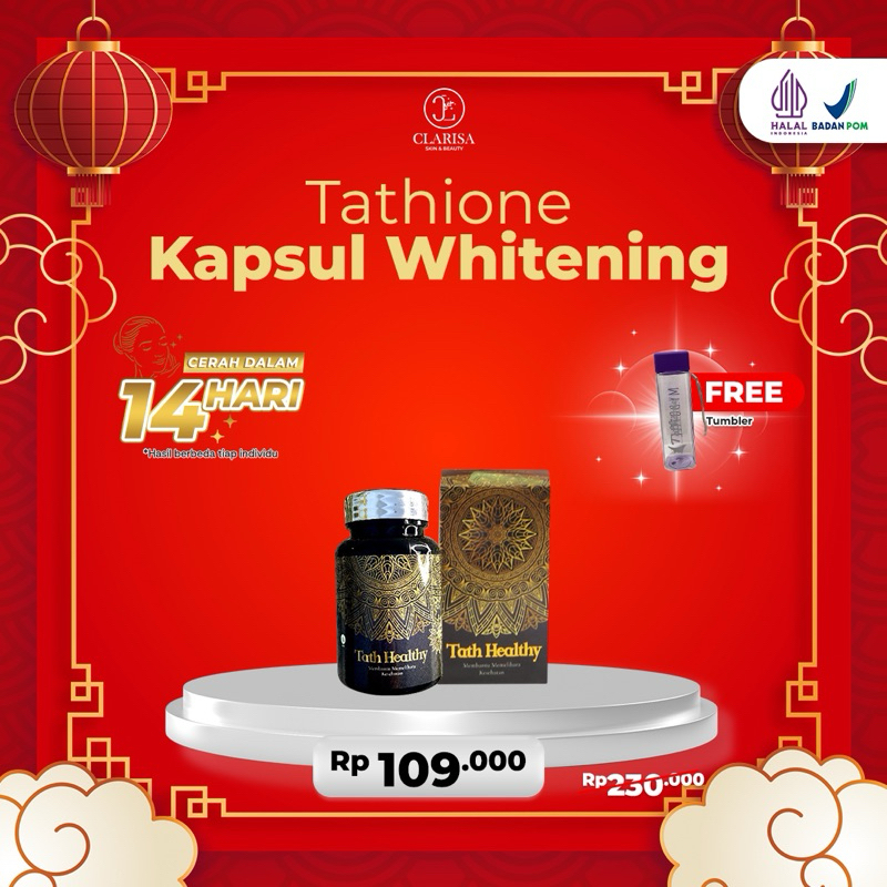 TATHIONE KAPSUL WHITENING (BPOM NEW TATHIONE EXTRA WHITENING