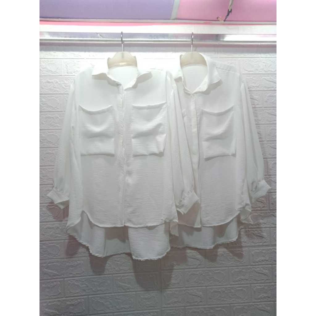 Blouse Kemeja wanita Blouse Kasual Blouse Formal Kemeja Wanita Kemeja Putih Atasan Wanita