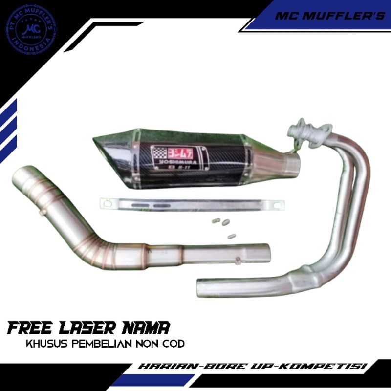 Knalpot yoshimura r11 R25/ninja250/MT25/CBR250