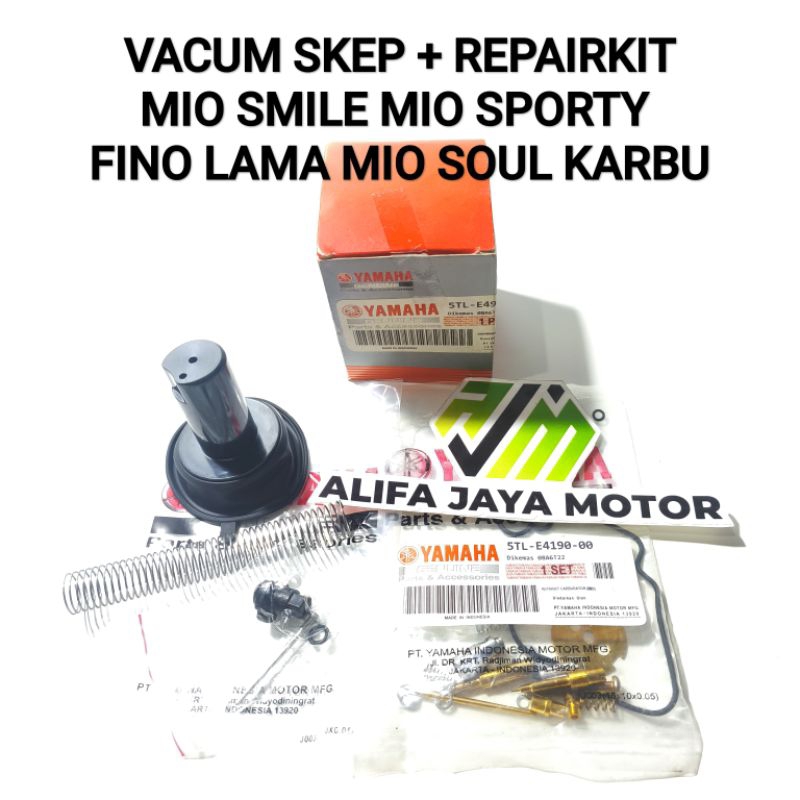 VAKUM SKEP + REPAIRKIT KARBU MIO SMILE MIO SPORTY FINO LAMA MIO SOUL KARBU
