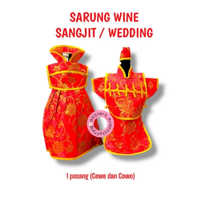 SARUNG/ COVER WINE SANGJIT/ WEDDING COUPLE