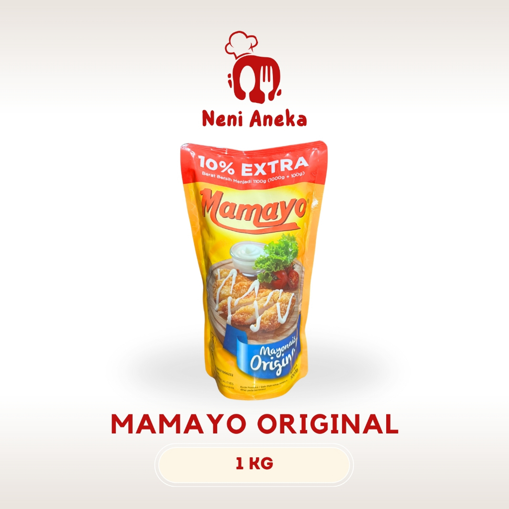 

Mamayo Mayonaise - 1 kg + 10% Extra / Mayones Original Mayonais 1100gr