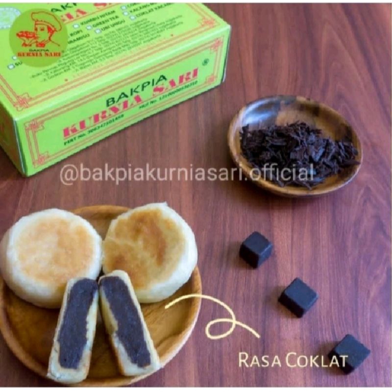 

Bakpia Kurniasari Asli Jogja isi 15 Rasa Coklat .