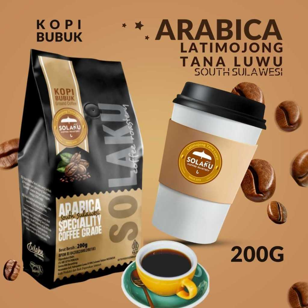 

KOPI SOLAKU | ARABIKA | TUBRUK | PREMIUM | SULAWESI | TANA LUWU | 200g