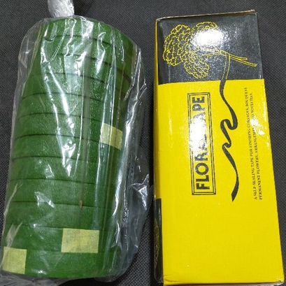 

Floral tape per pack isi 12 roll Solatip Tangkai Bunga Solatip tangkai daun