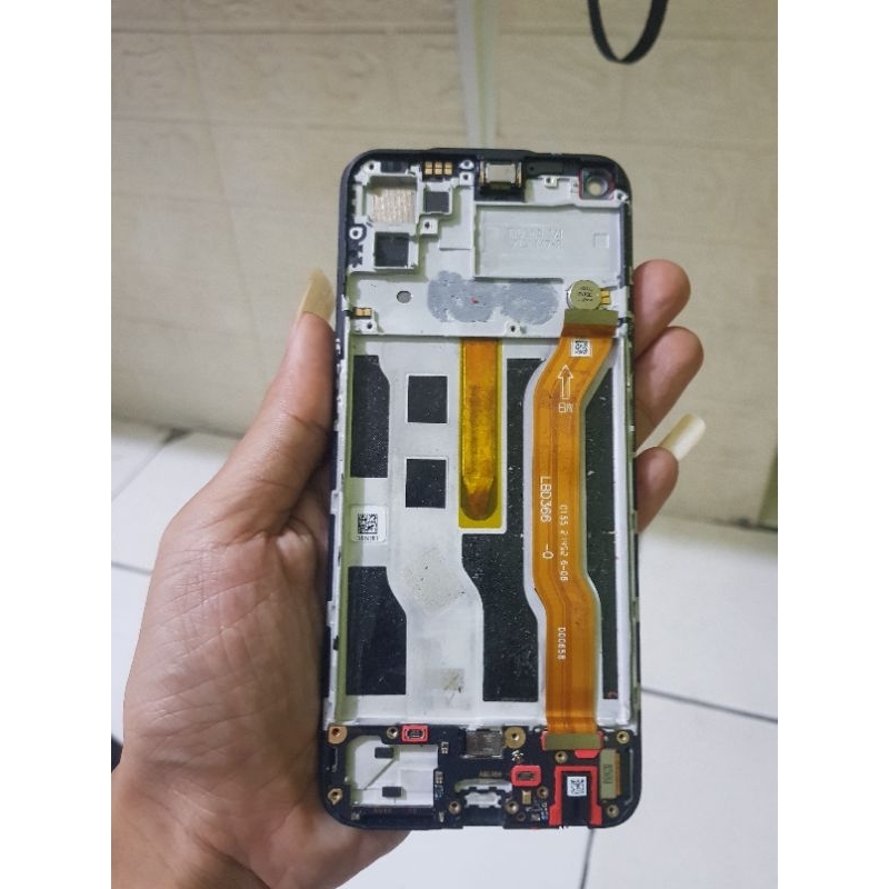 lcd + frame oppo reno 6 4g ori copotan bergaransi