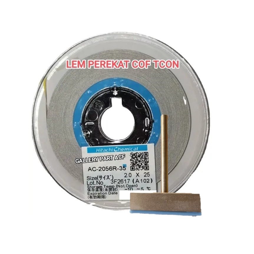 ACF AC 2056 LEM PEREKAT KABEL Fleksibel cof kaca lcd DAN LEM COF PCB T con TCON TICON + MATA SOLDER 
