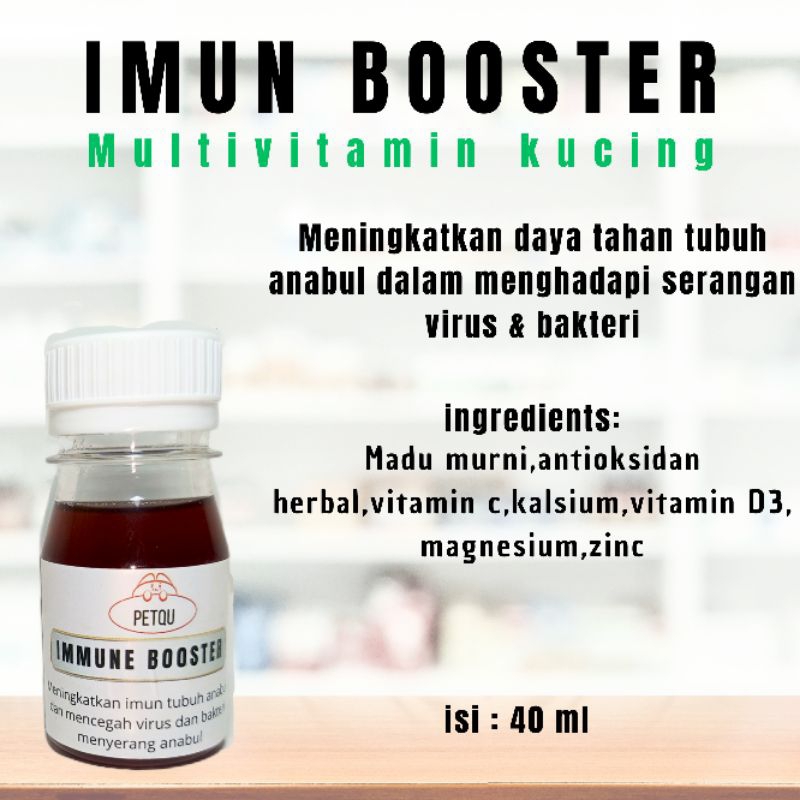 suplemen IMUN BOOSTER CAIR KUCING