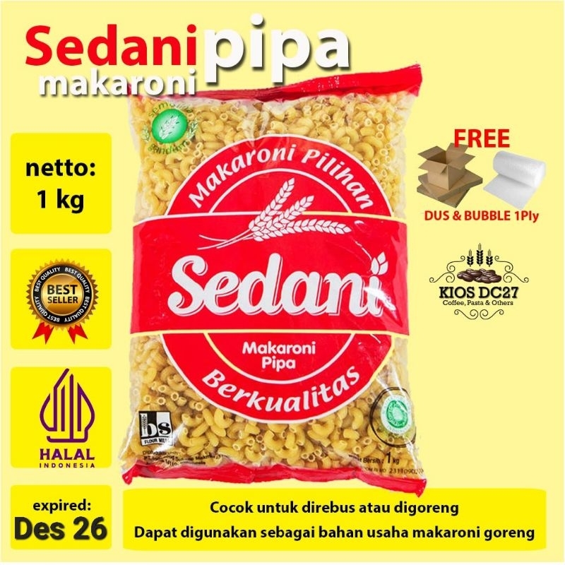 

Murah ! Sedani Makaroni Pipa 1kg