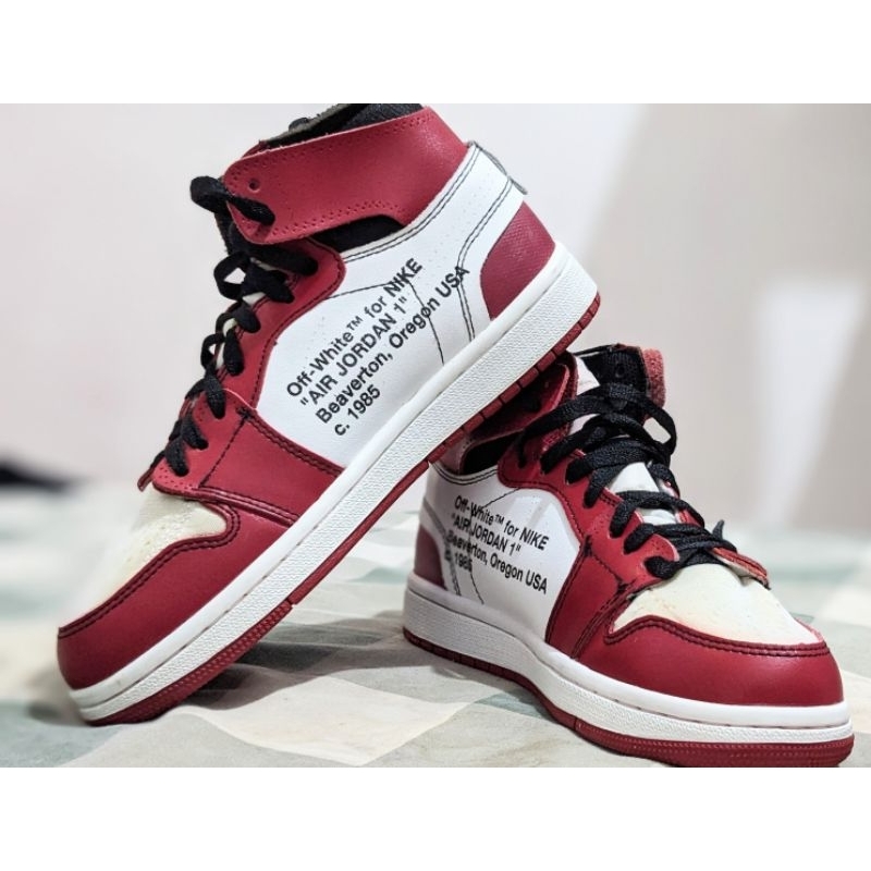n**ke aj1 x off white size :38,5/24,5cm