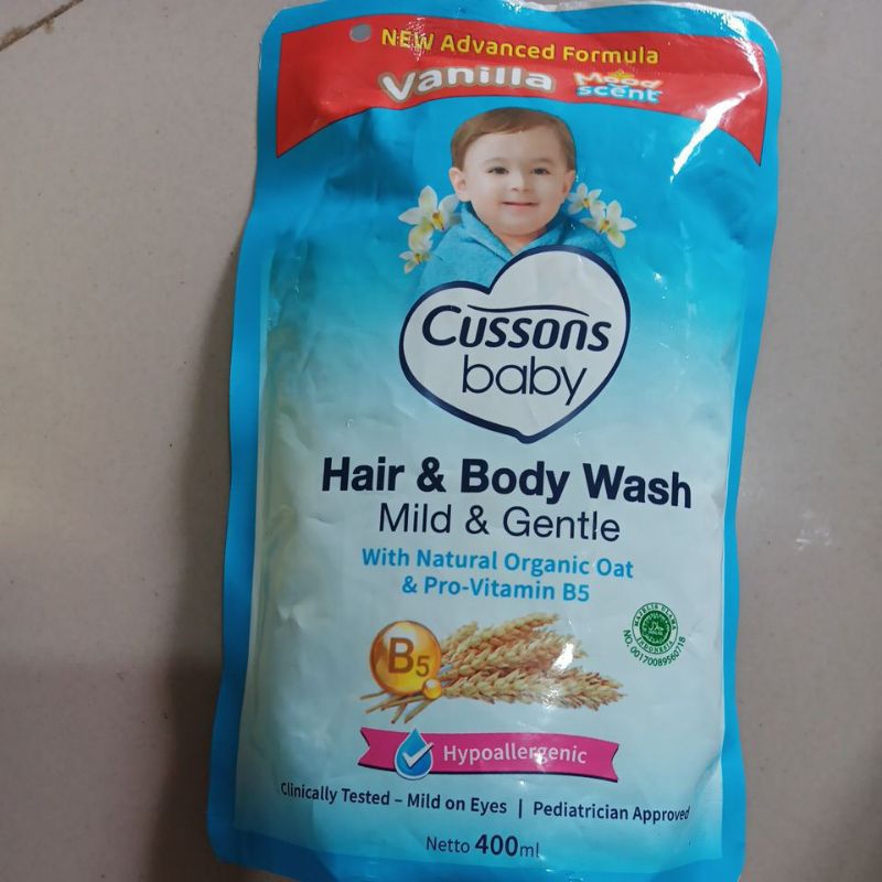 cussons baby hair&body wash