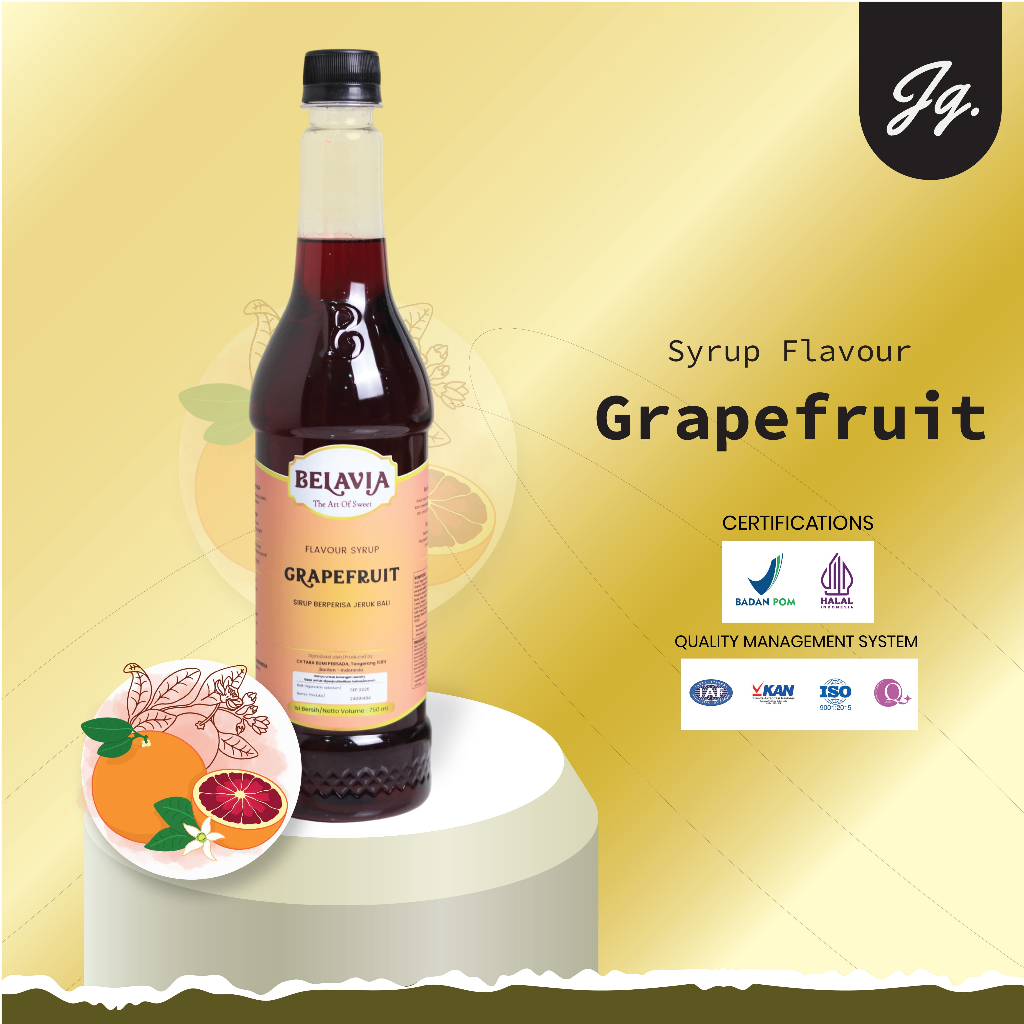 

Grapefuit Syrup Belavia 750 ML | Belavia Sirup Jeruk Bali 750ml