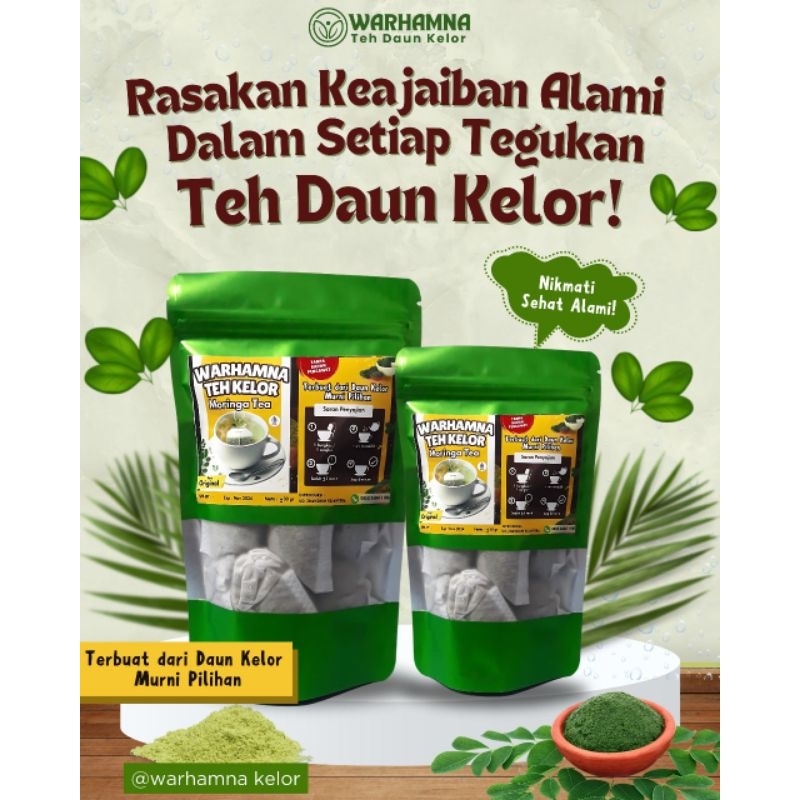 

TEH CELUP DAUN KELOR : Super Food 100% Organik Antik Kanker, Diabetes, Asam Urat, Meningkatkan Kekebalan Tubuh