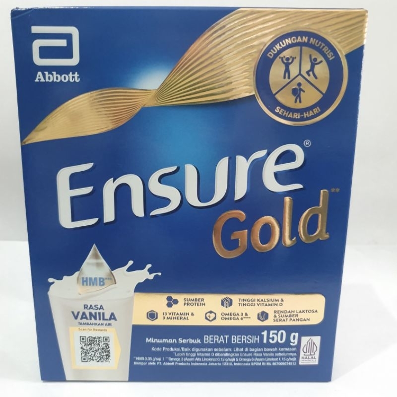

ENSURE GOLD 150gr rasa vanila