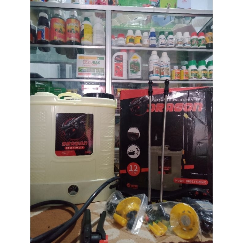 Sprayer Elektrik Merk Dragon 12 Liter / Alat Semprot Pertanian Ces / Tanki Semprot 12 Liter