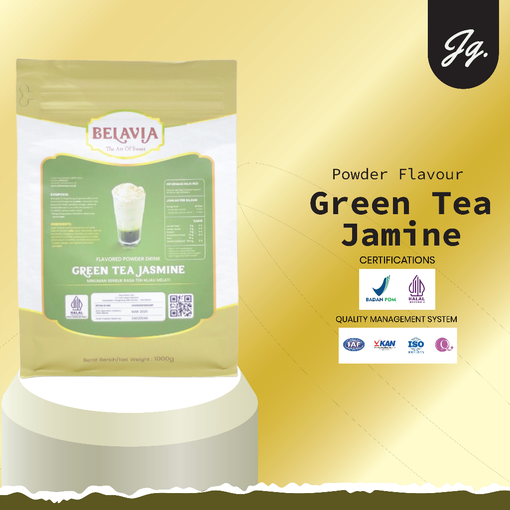 

Green Tea Jasmine Powder Belavia 1000 GR | Belavia Bubuk 1000gr