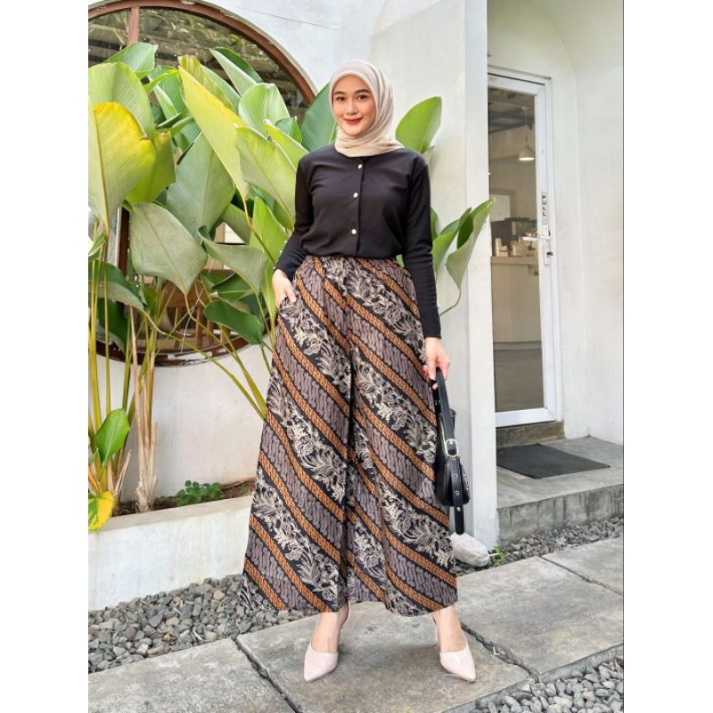 Kulot Batik Wanita Modern Korean Style