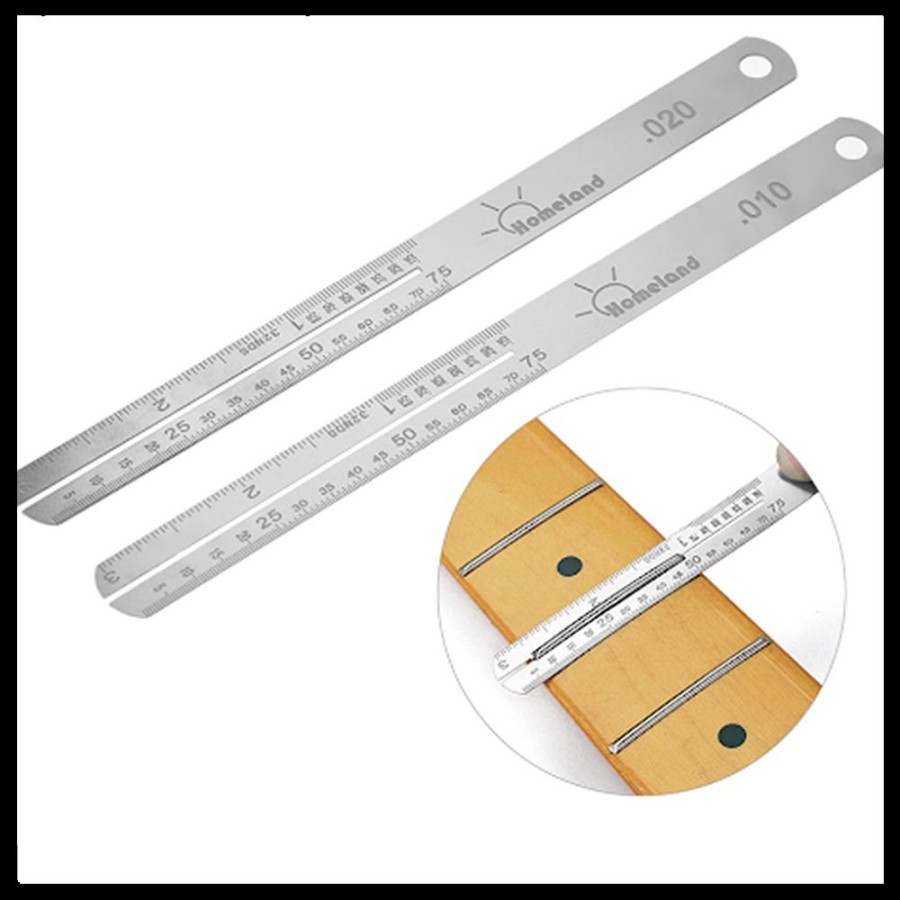 Penggaris Ruler Pelindung Protector Fretboard Fingerboard Gitar