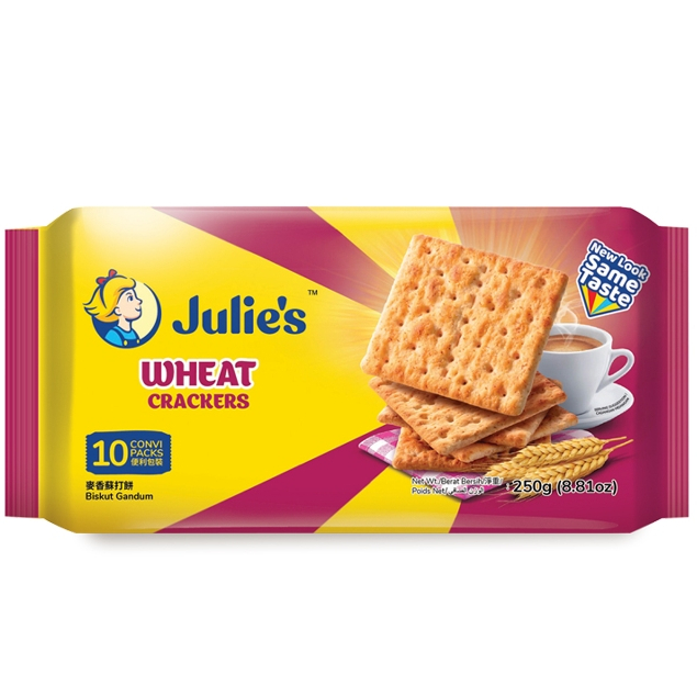 

JULIES WHEAT CRACKERS 250gr