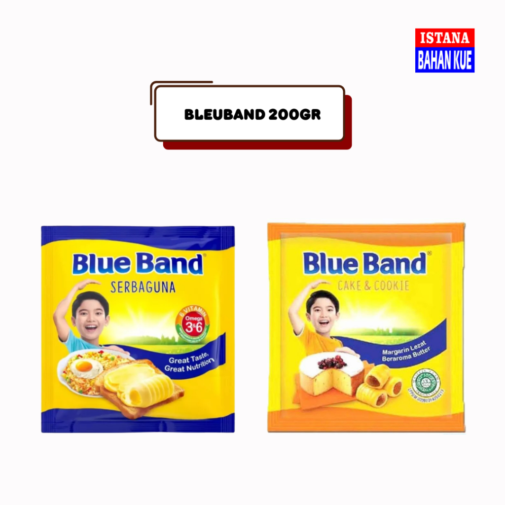 

Blueband kemasan serbaguna 200gr | Blueband cake & cookies 200gr