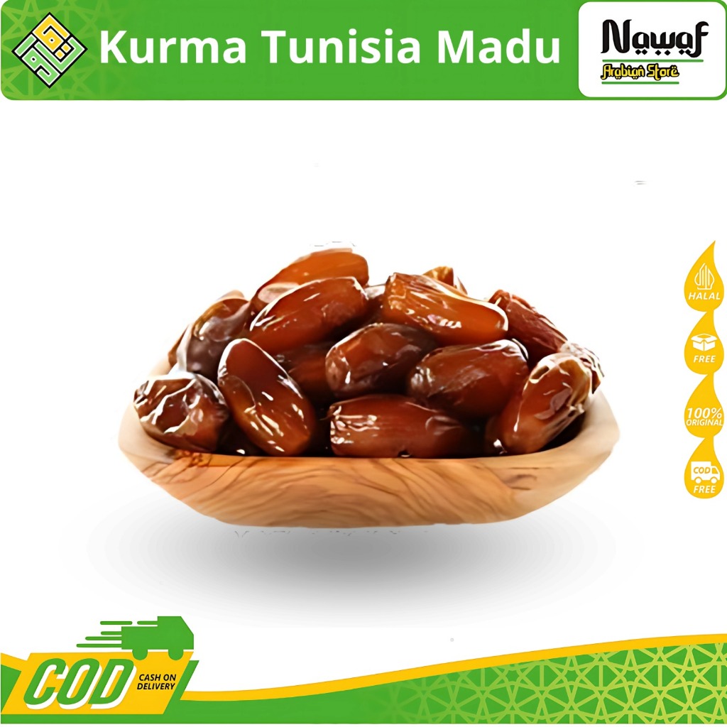 

Kurma Madu Tunisia tanpa tangkai Deglet Nour Tunisia