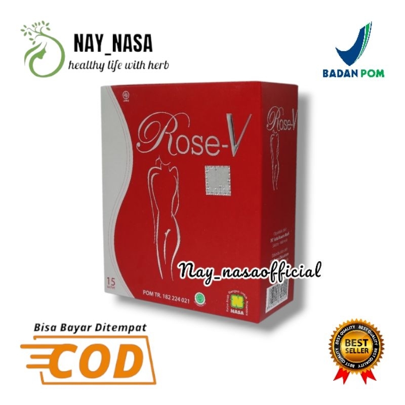 ROSE V/MINUMAN HERBAL PELANCAR HAID/MENGATASI KEPUTIHAN/KESET RAPET/NYERI HAID/EFEK KB