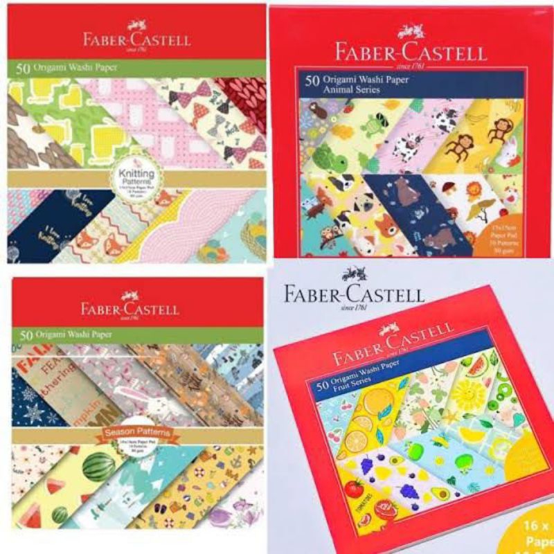

Faber-Castell 50 Origami Washi Paper 16x16cm