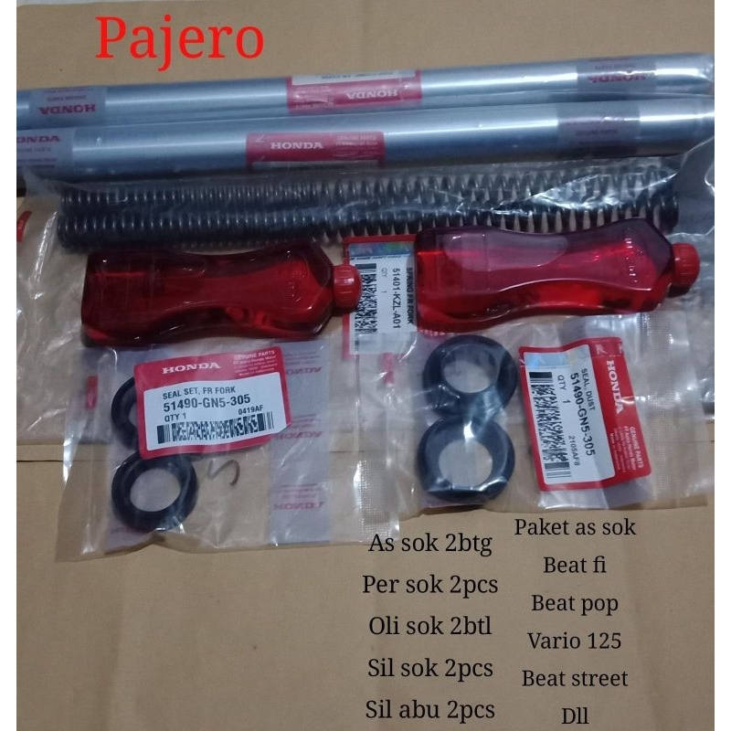 PaketAs Shock breaker As Sok depan Honda Beat fi beat pop beat street Scoopy Spacy