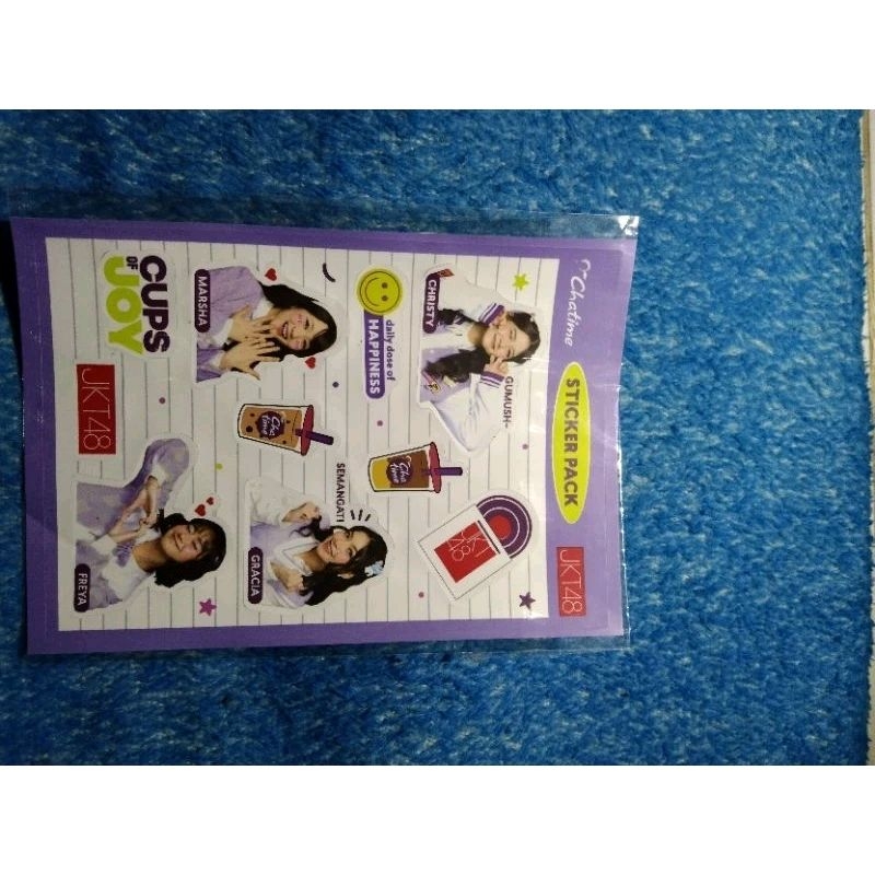

STIKER CHATIME × JKT48 POSE 1